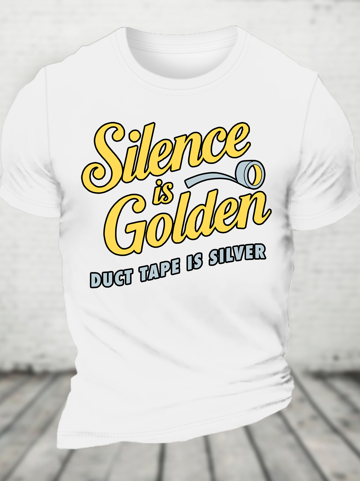 Silence Is Golden... Cotton T-Shirt