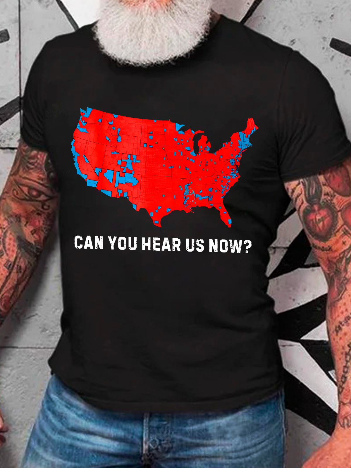 Can You Hear Us Now Cotton T-Shirt