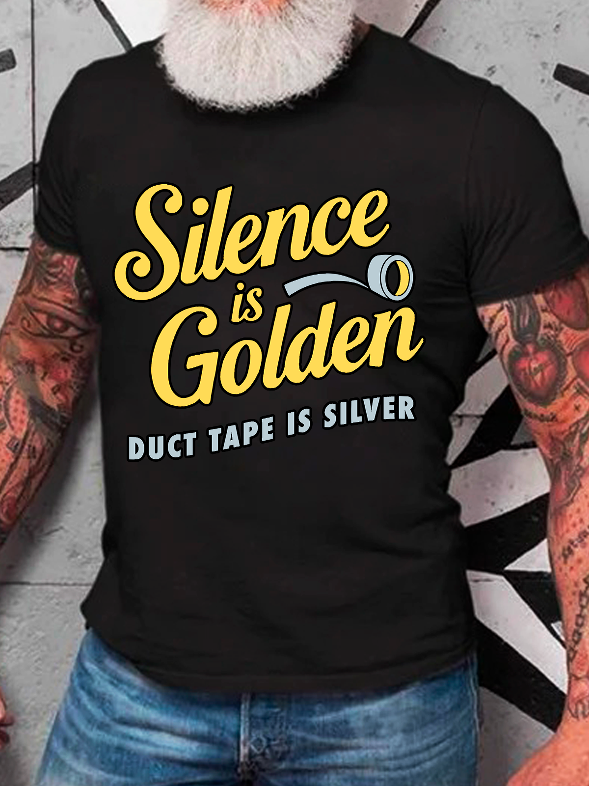 Silence Is Golden... Cotton T-Shirt