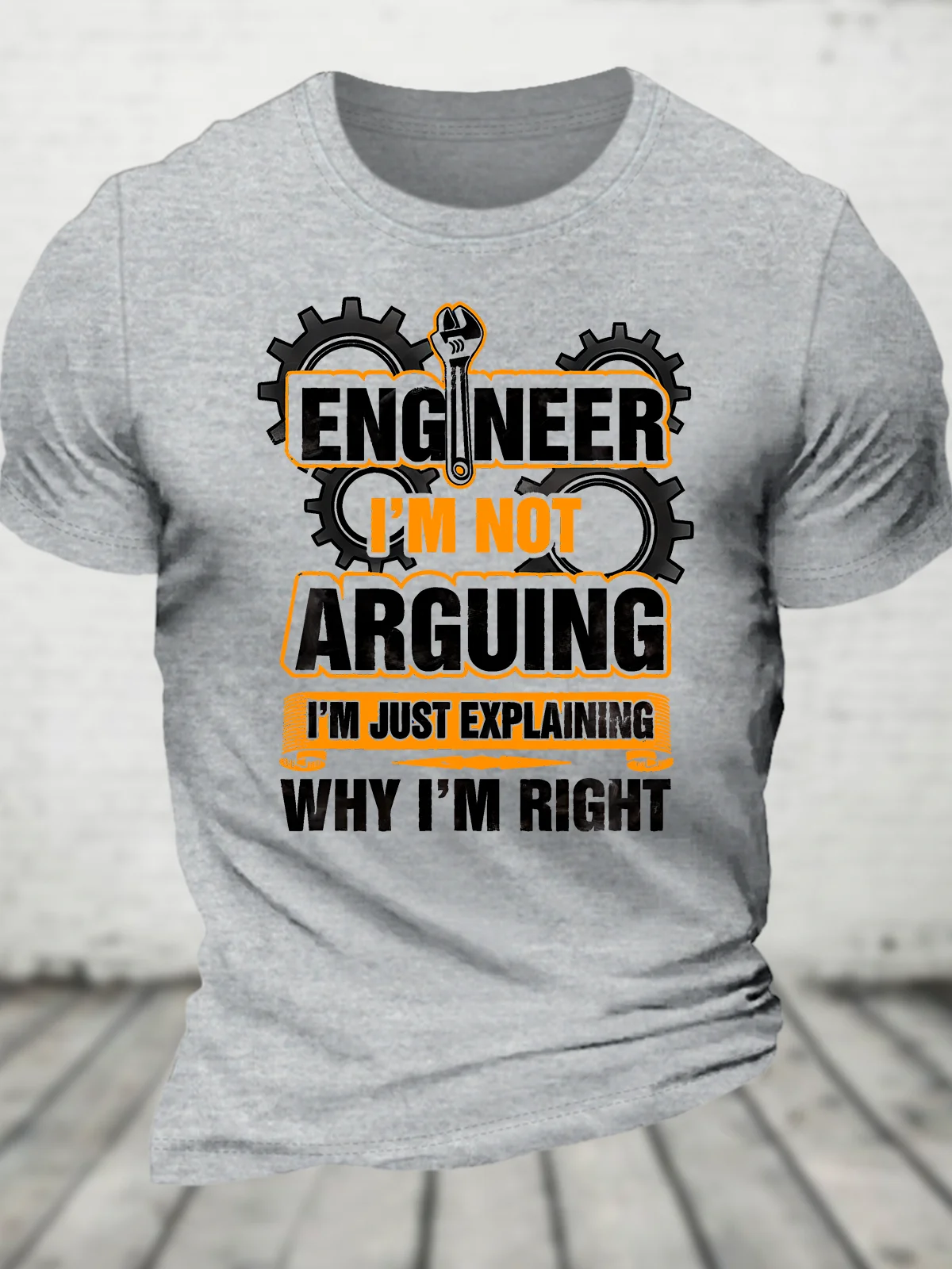 I'm Not Arguing Im Just Explaining Why I Am Right Cotton T-Shirt