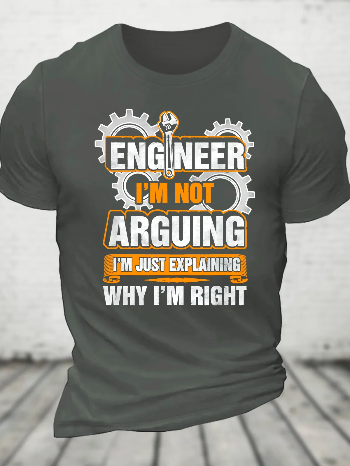 I'm Not Arguing Im Just Explaining Why I Am Right Cotton T-Shirt