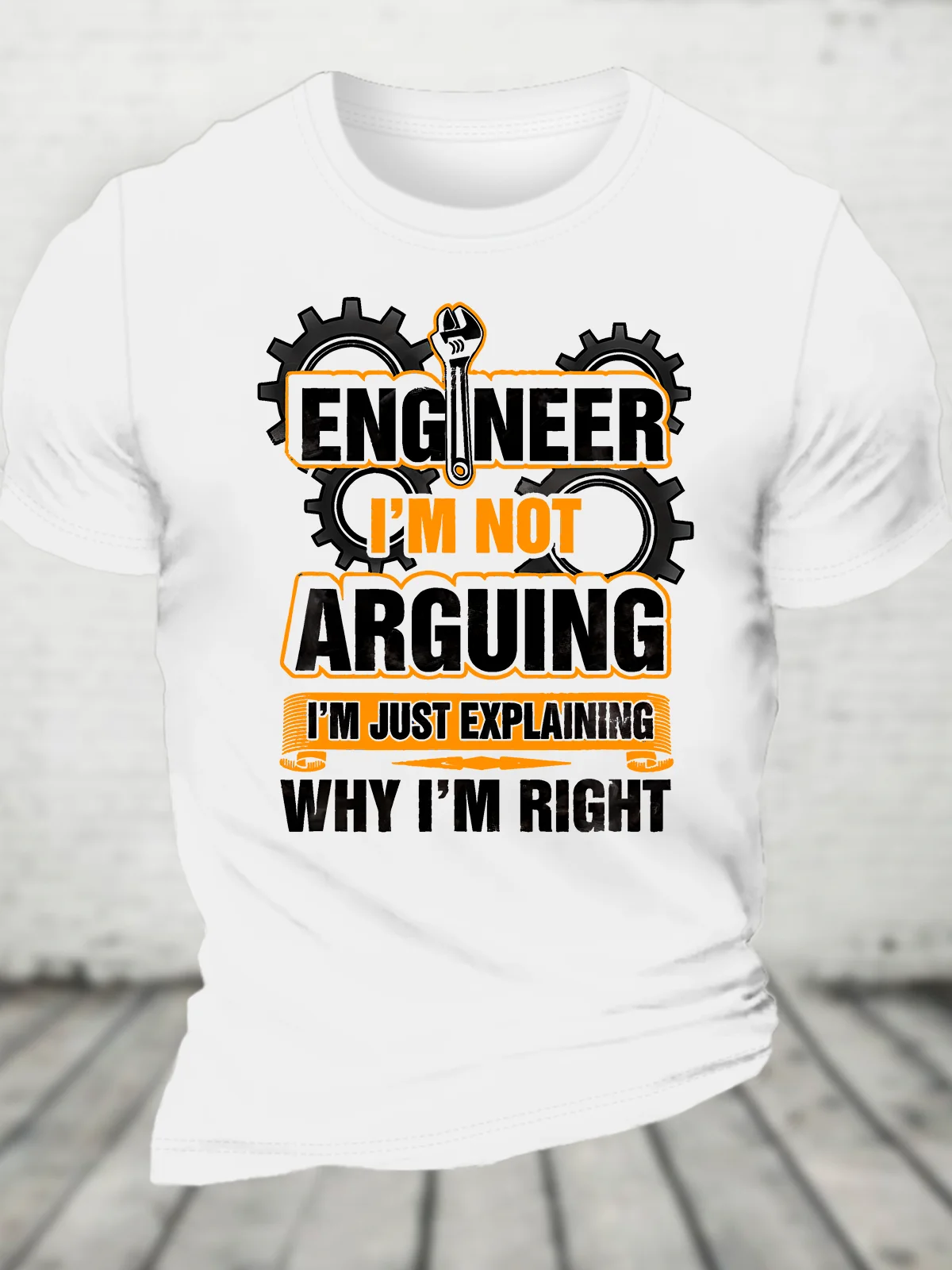 I'm Not Arguing Im Just Explaining Why I Am Right Cotton T-Shirt