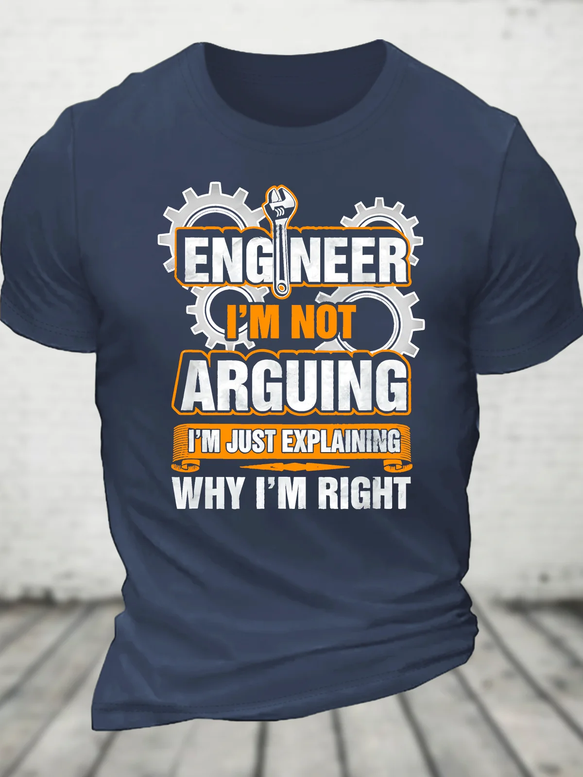 I'm Not Arguing Im Just Explaining Why I Am Right Cotton T-Shirt