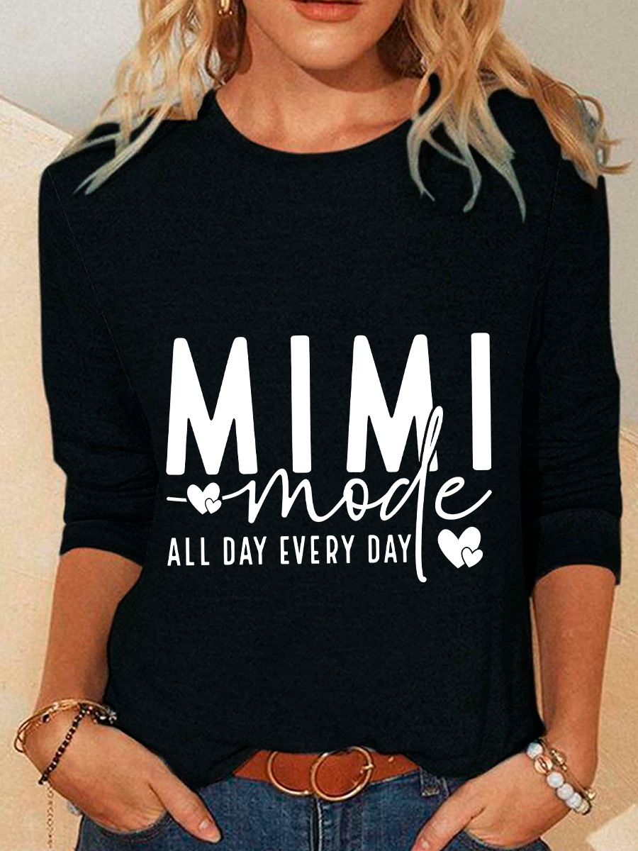 Mimi Mode Casual Long Sleeve Shirt