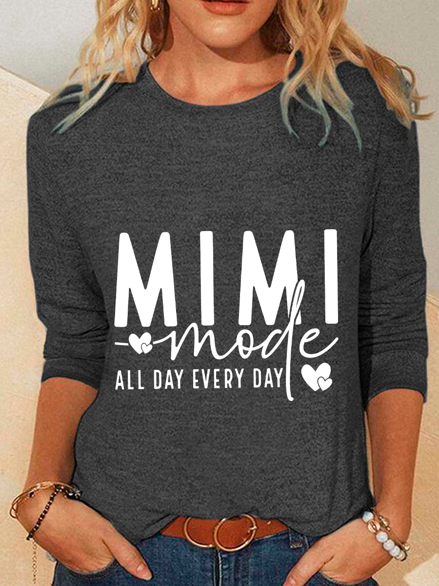 Mimi Mode Casual Long Sleeve Shirt