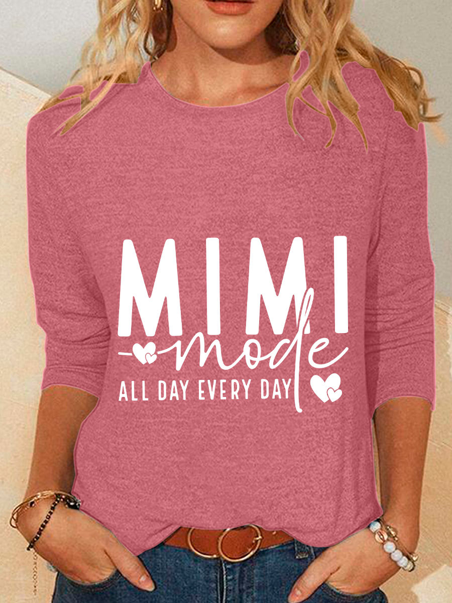 Mimi Mode Casual Long Sleeve Shirt