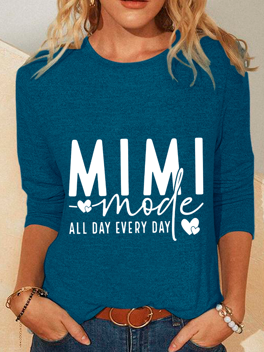 Mimi Mode Casual Long Sleeve Shirt