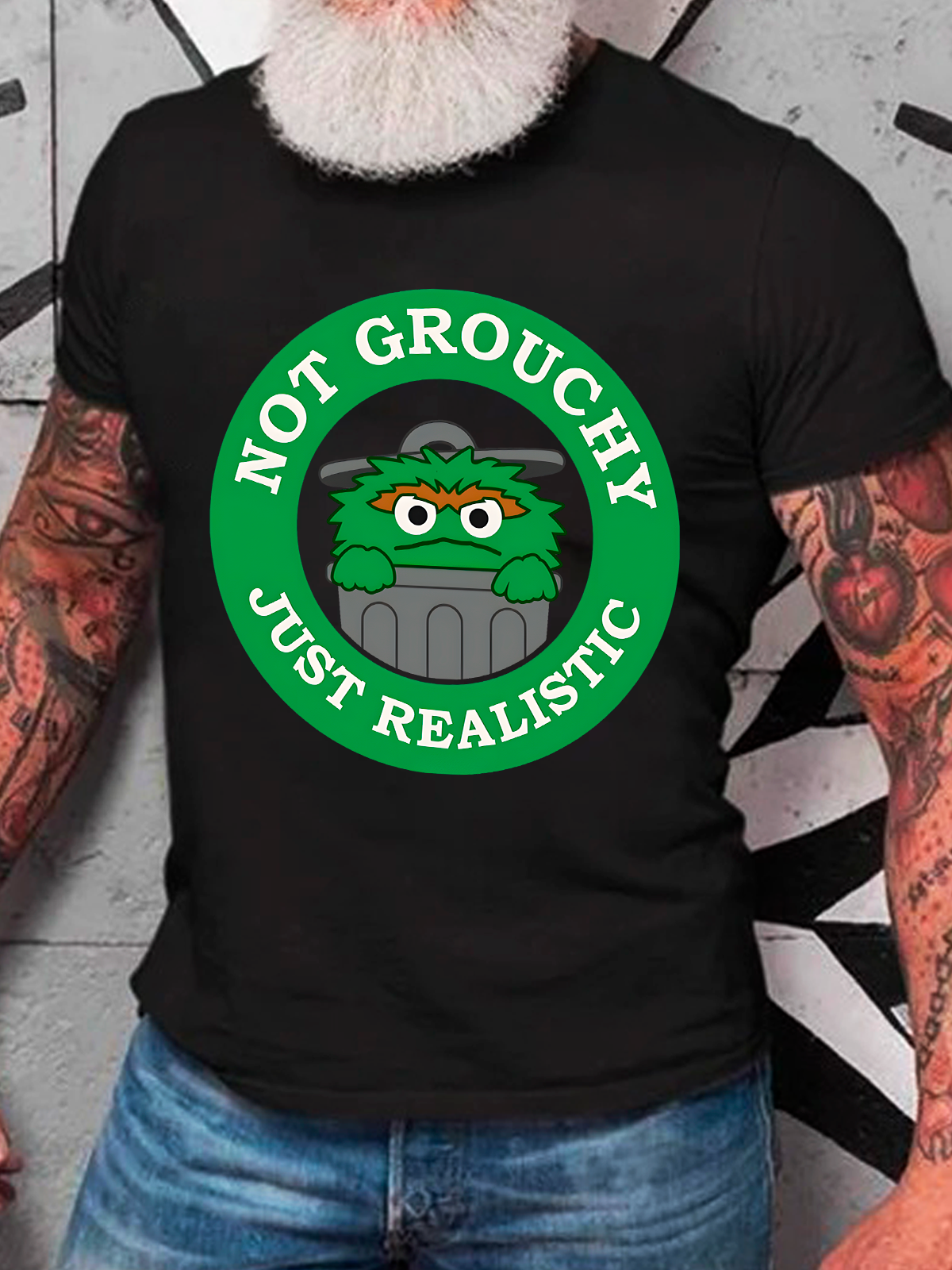 I'm Not Grouchy Cotton T-Shirt