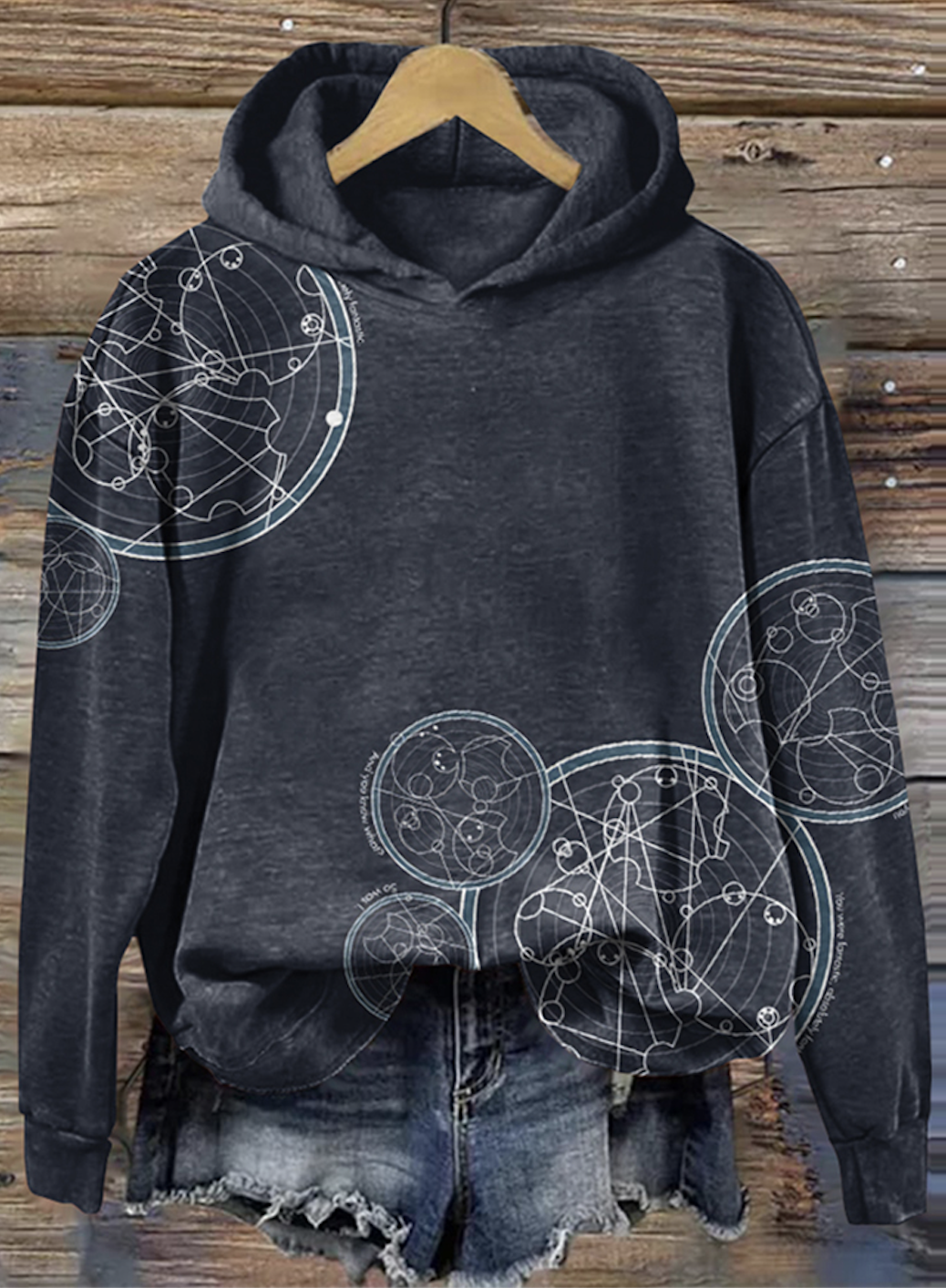 Tv Show Print Casual Hoodie