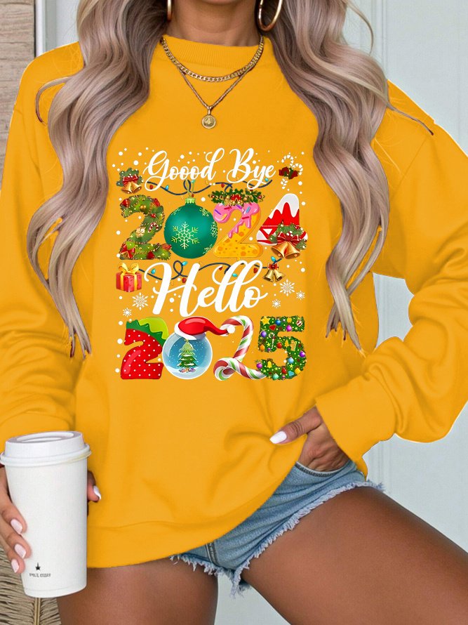 Bird Loose Casual Sweatshirt