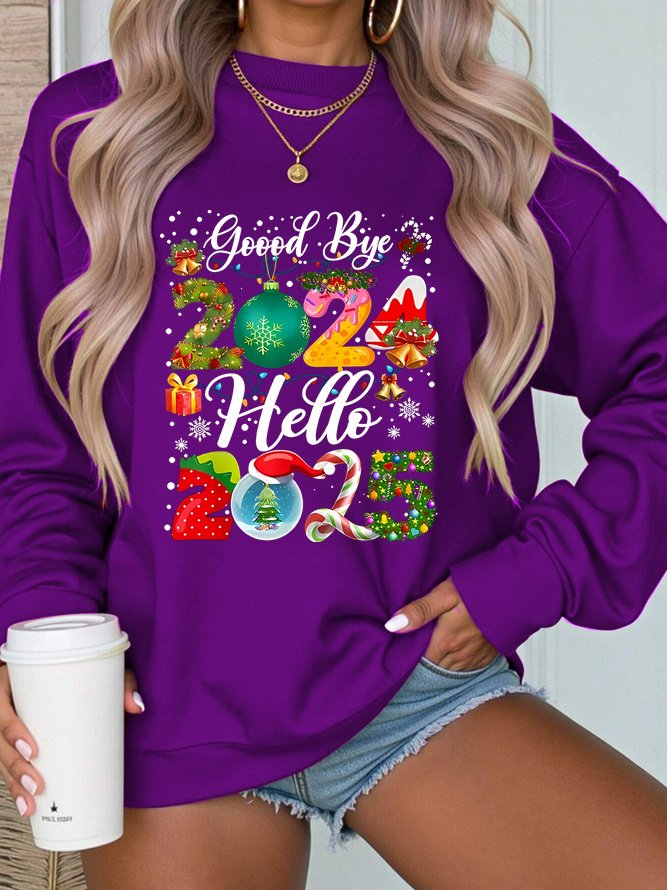 Bird Loose Casual Sweatshirt