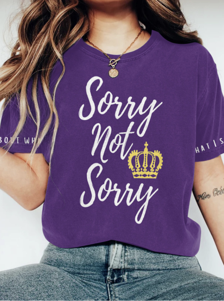 Six Queens Musical Crown Printed T-shirt