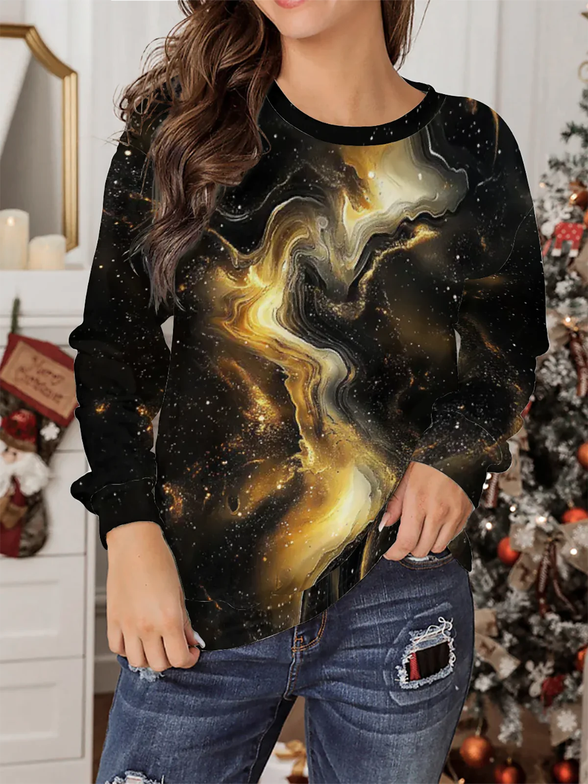 Golden Streamer Sweatshirt