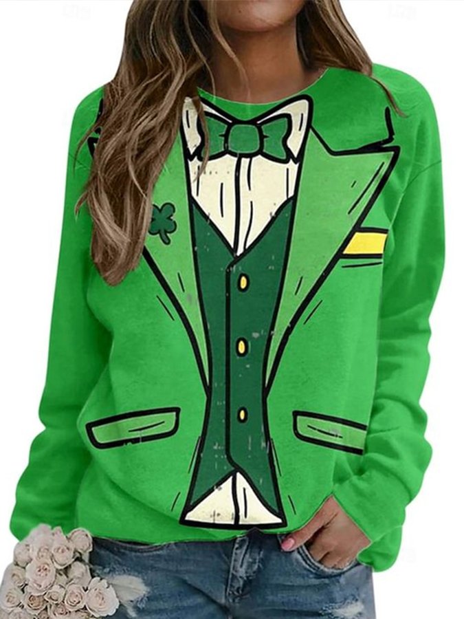 Women's St. Patrick's Day Casual Sweatshirt