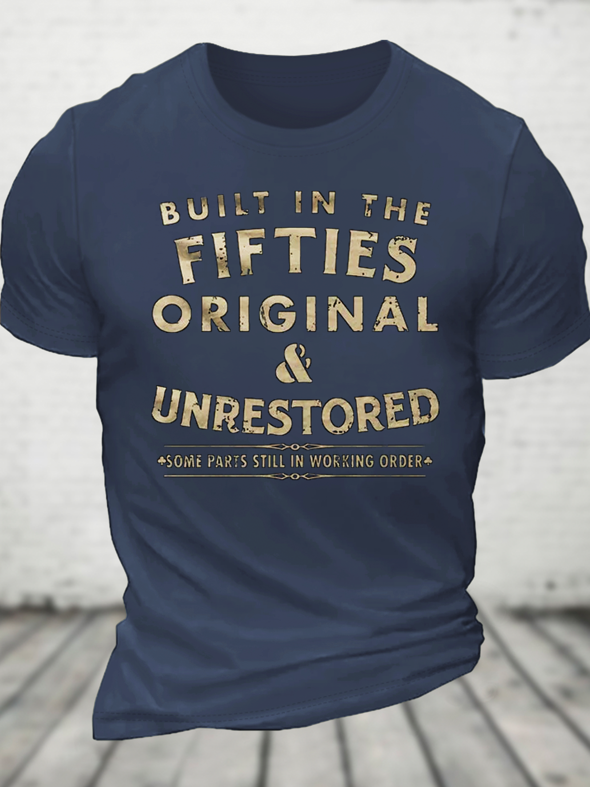 Built In The Fifties Cotton T-Shirt