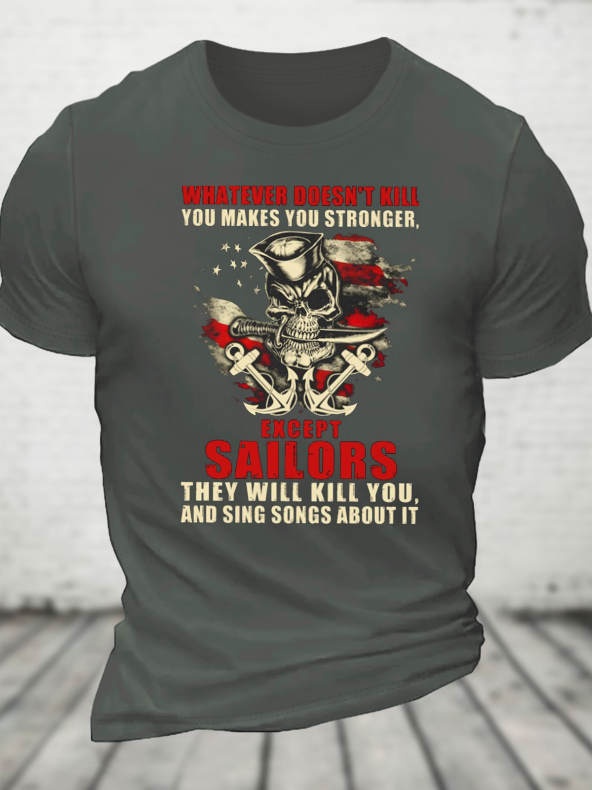 Whatever Doesn't Kill You Makes You Stronger Cotton T-Shirt