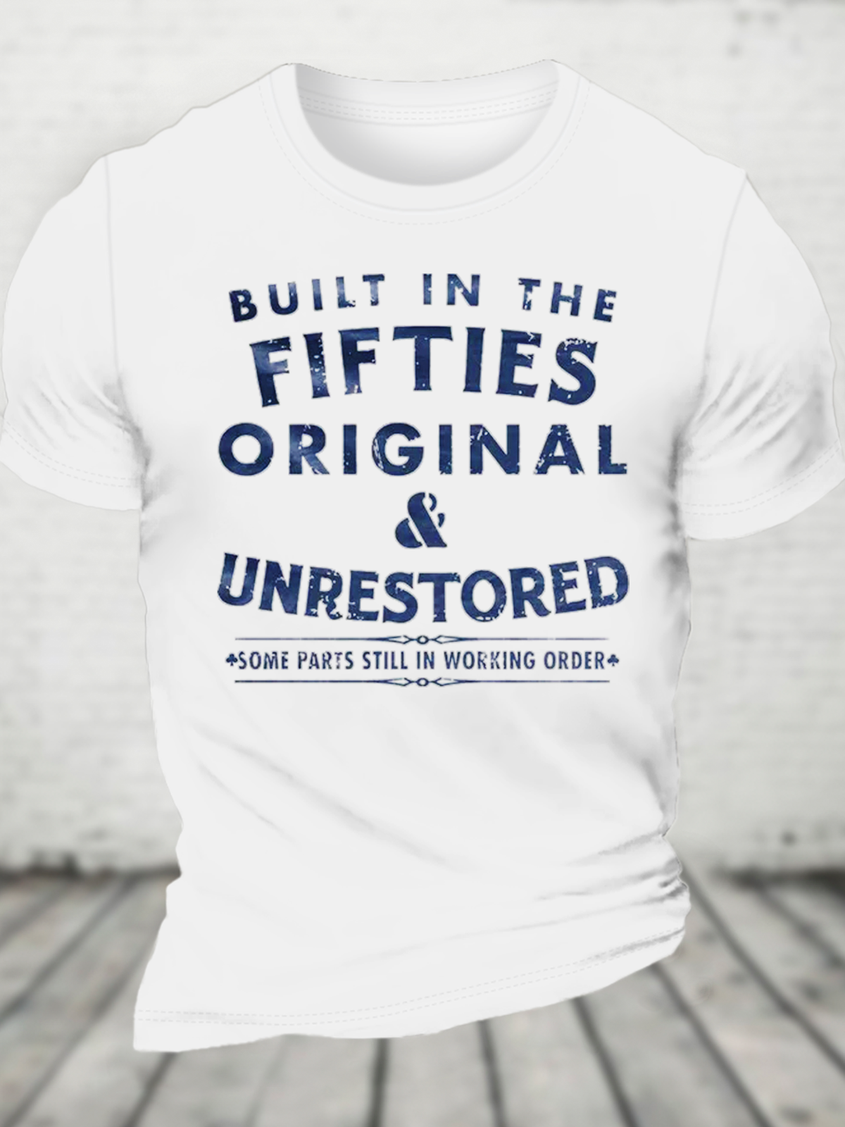 Built In The Fifties Cotton T-Shirt