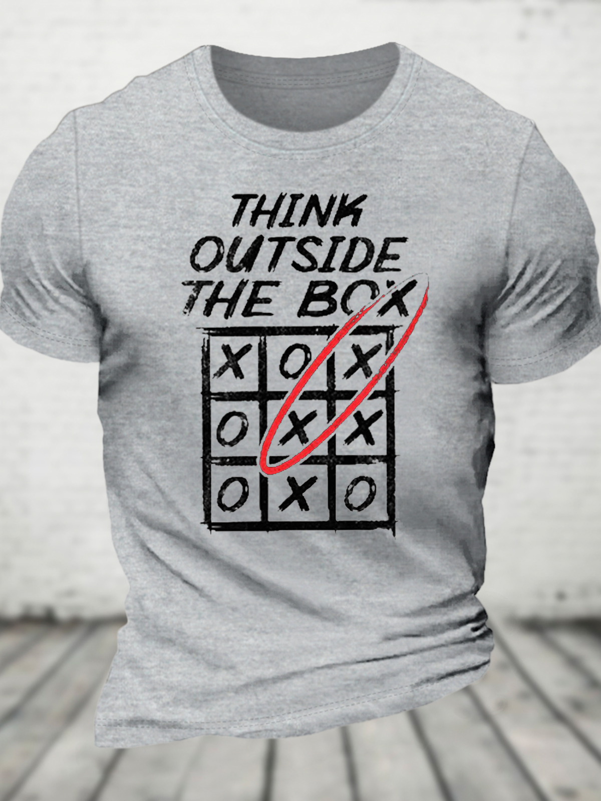 Think Outside The Box Cotton T-Shirt