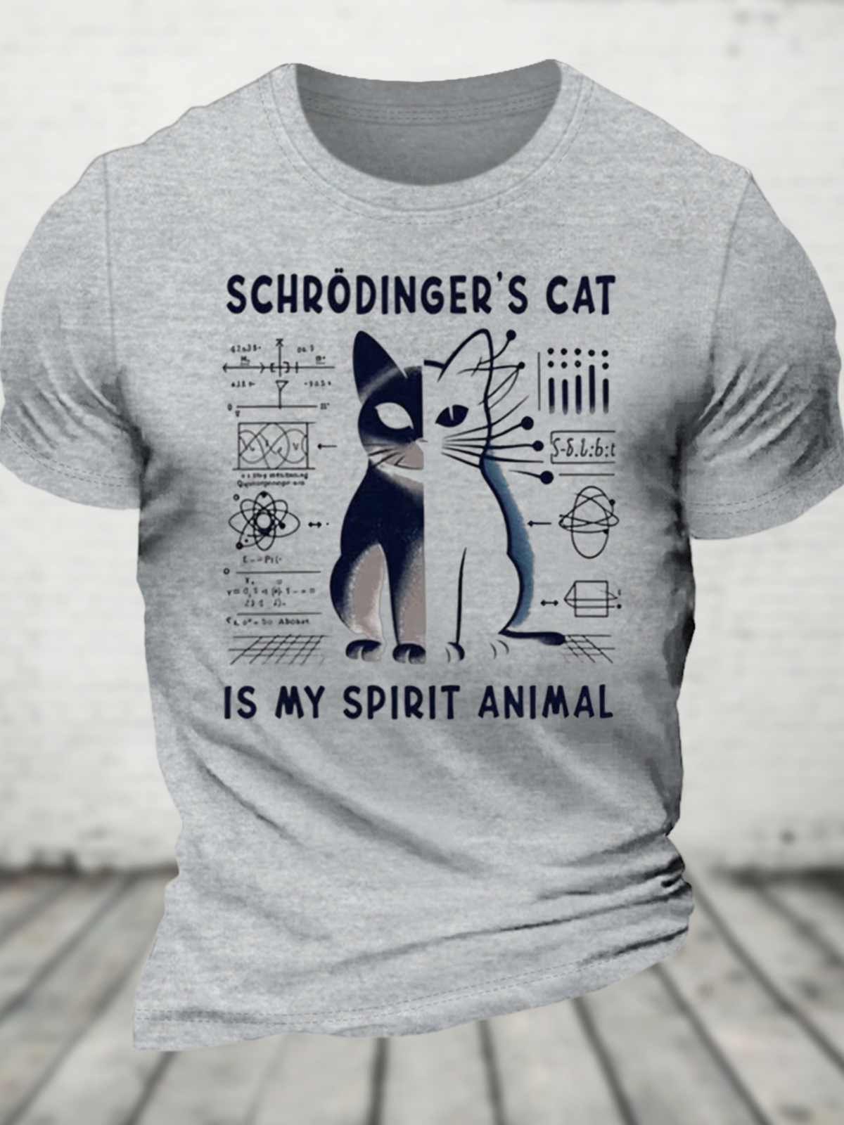 Schrodinger's Сat Cotton T-Shirt