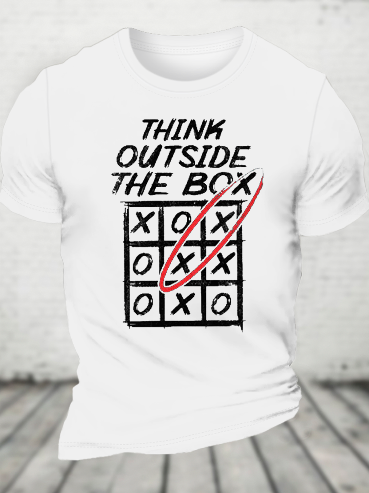 Think Outside The Box Cotton T-Shirt