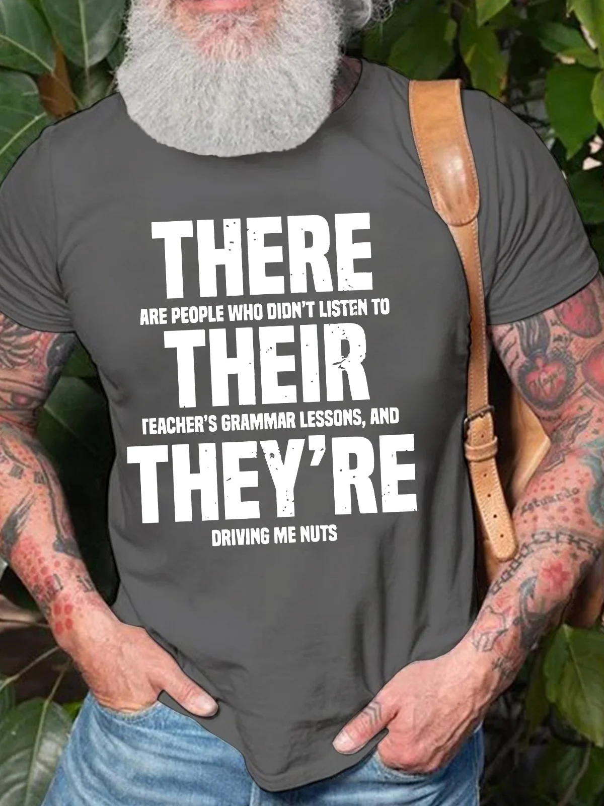 Grammar Police There Their They're T-Shirt