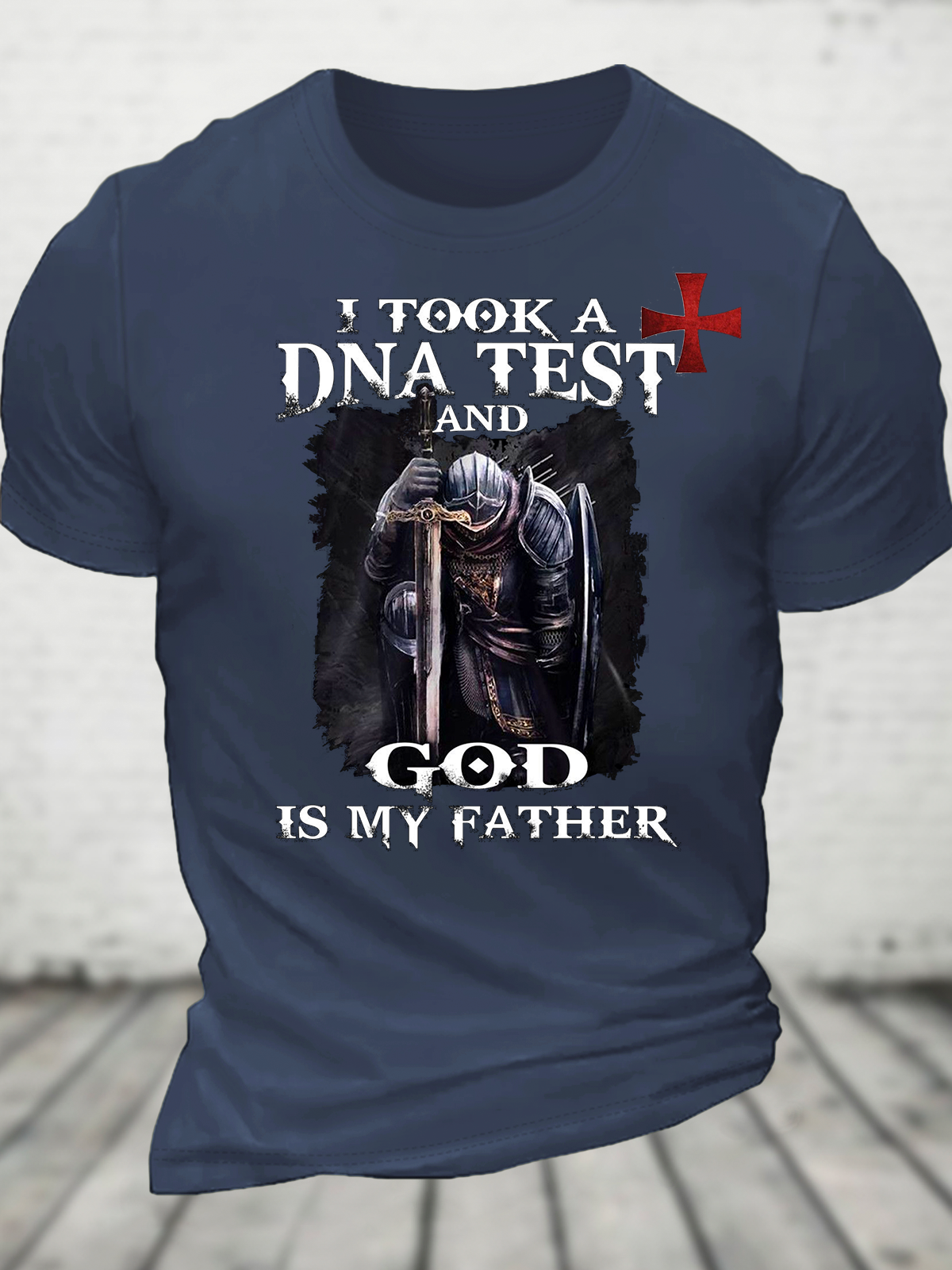 I Took A Dna Test And God Is My Father Cotton T-Shirt