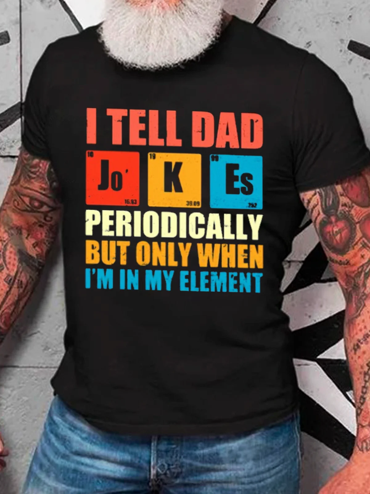 I Tell Dad Jokes Cotton T-Shirt