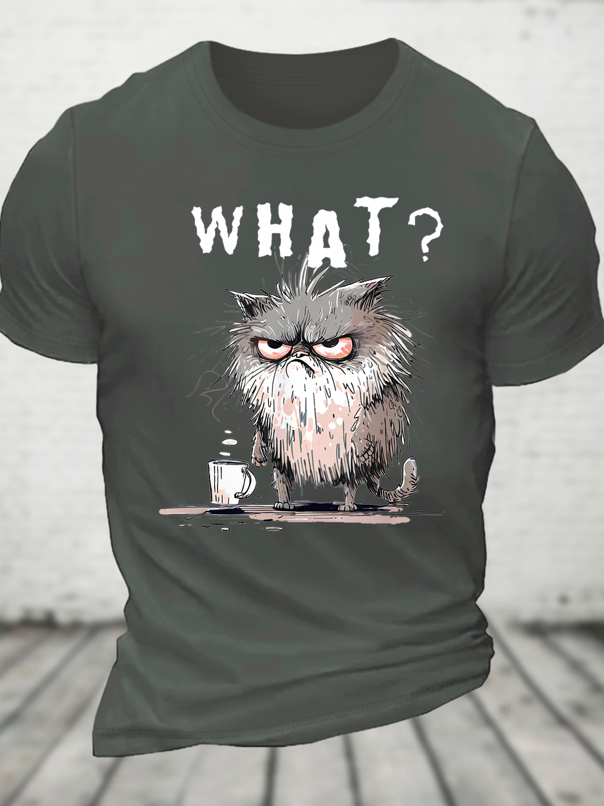 Bad Temper Feline Wi Cotton T-Shirt