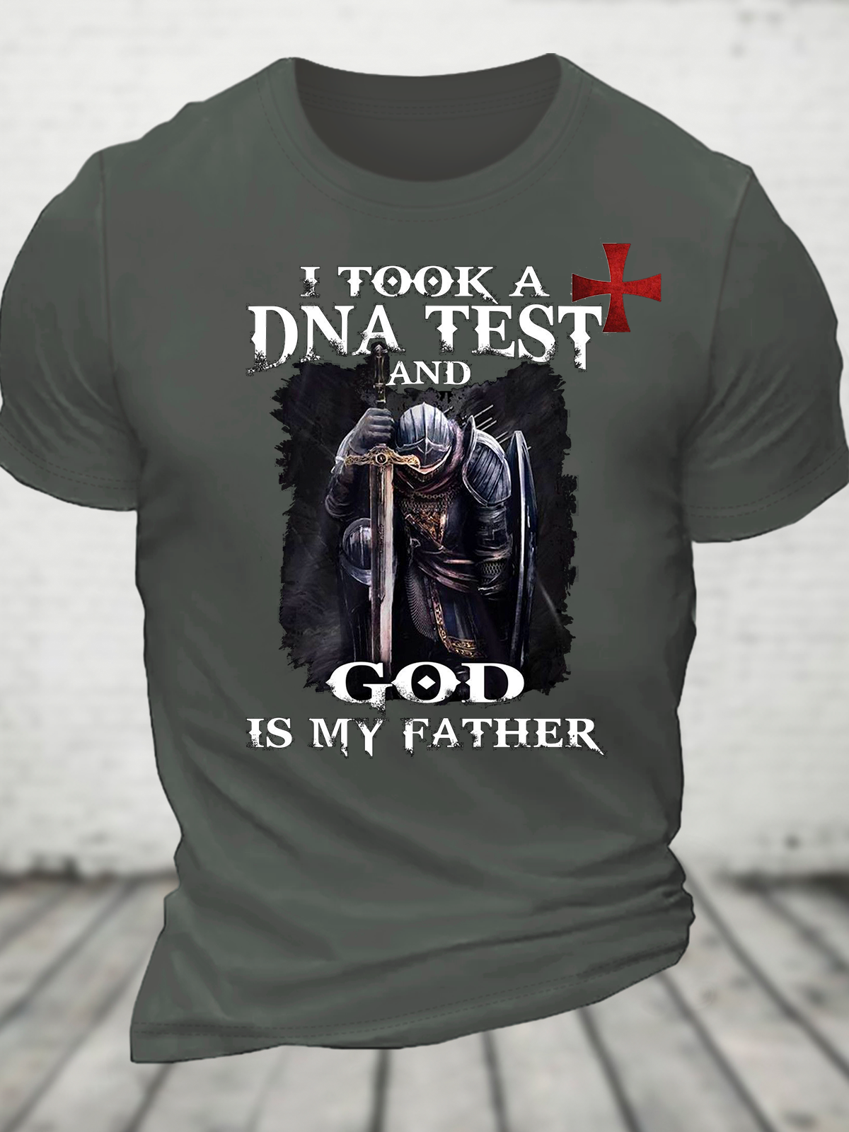 I Took A Dna Test And God Is My Father Cotton T-Shirt