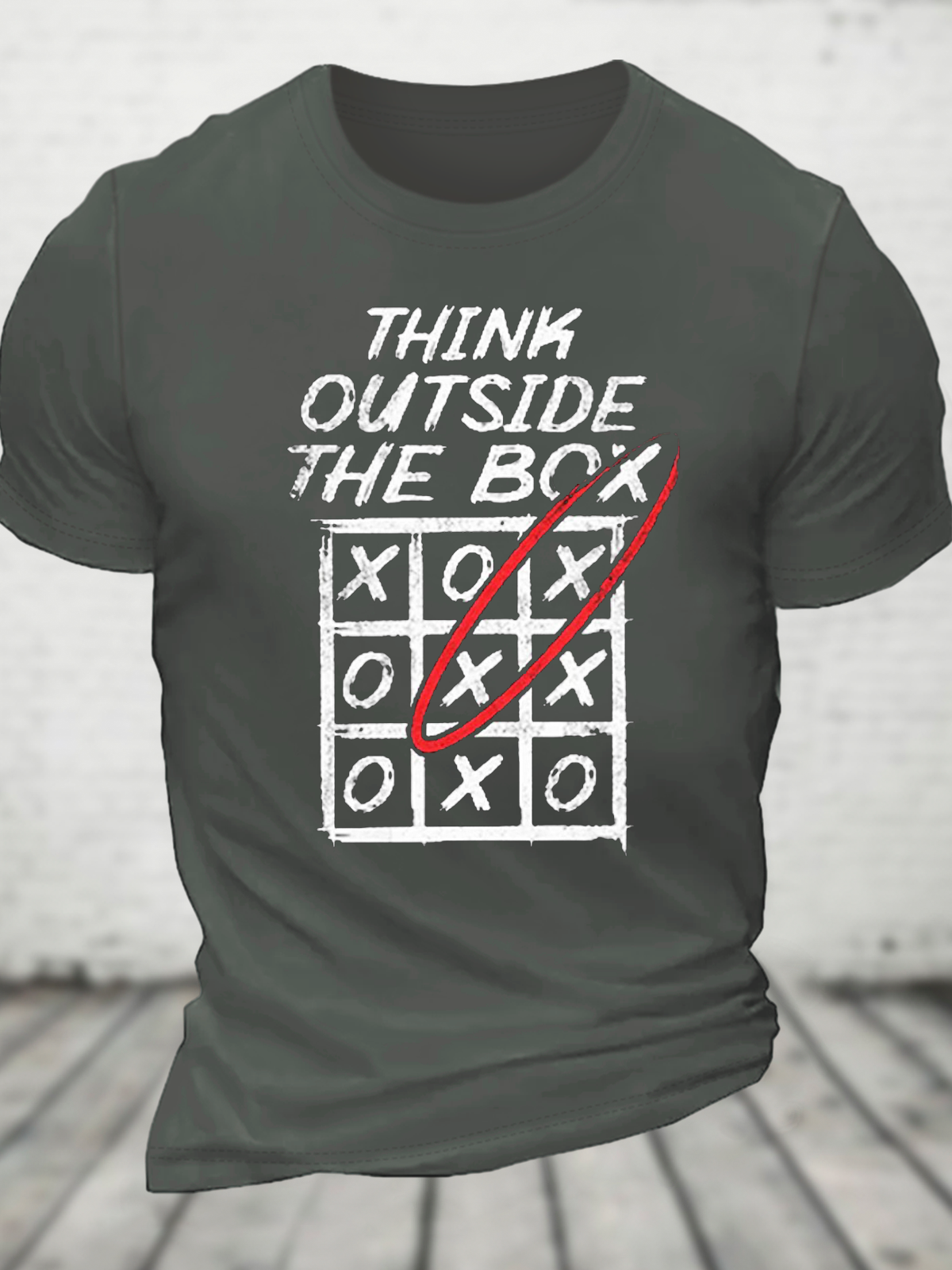 Think Outside The Box Cotton T-Shirt