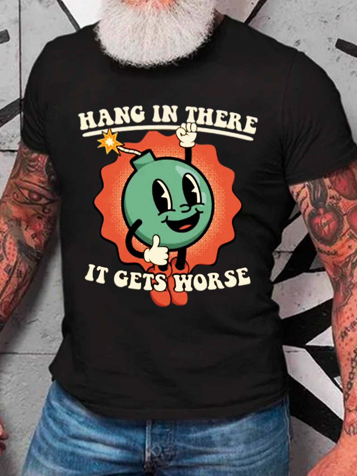 Hang In There It Get Cotton T-Shirt