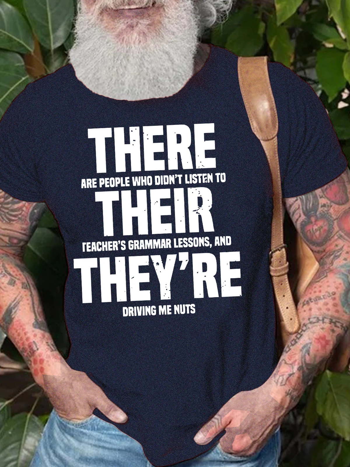 Grammar Police There Their They're T-Shirt