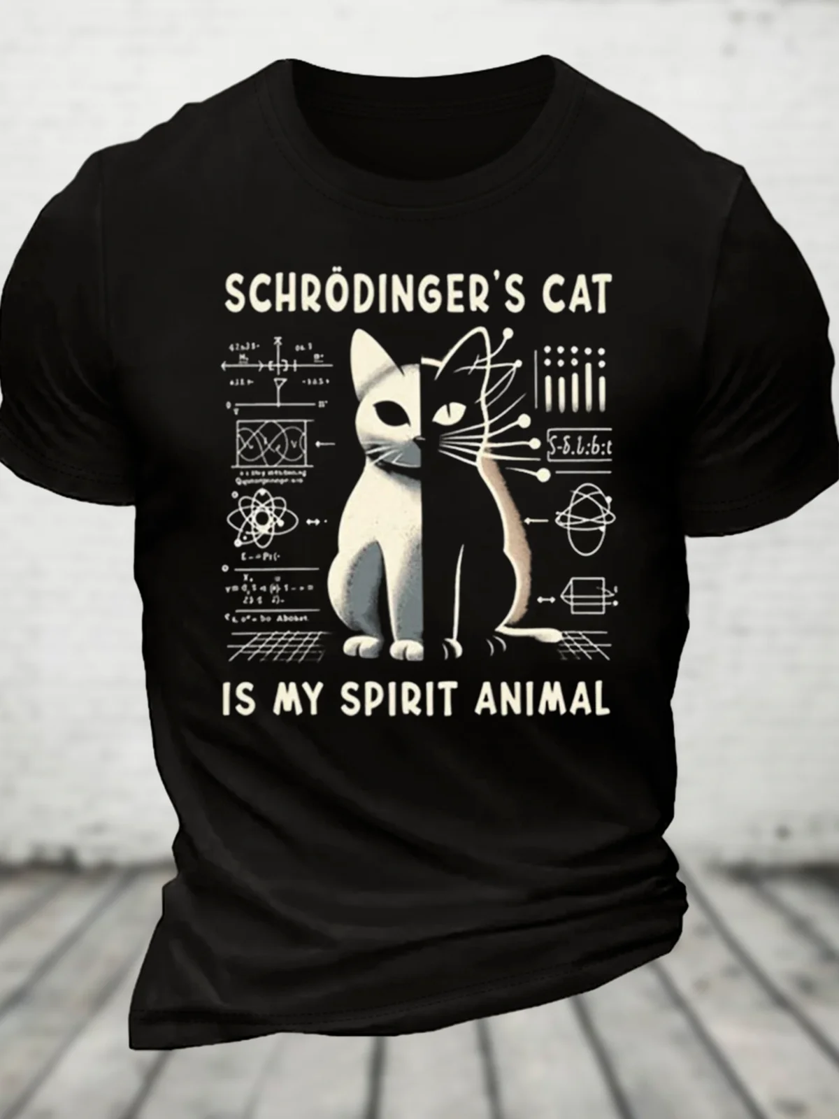 Schrodinger's Сat Cotton T-Shirt