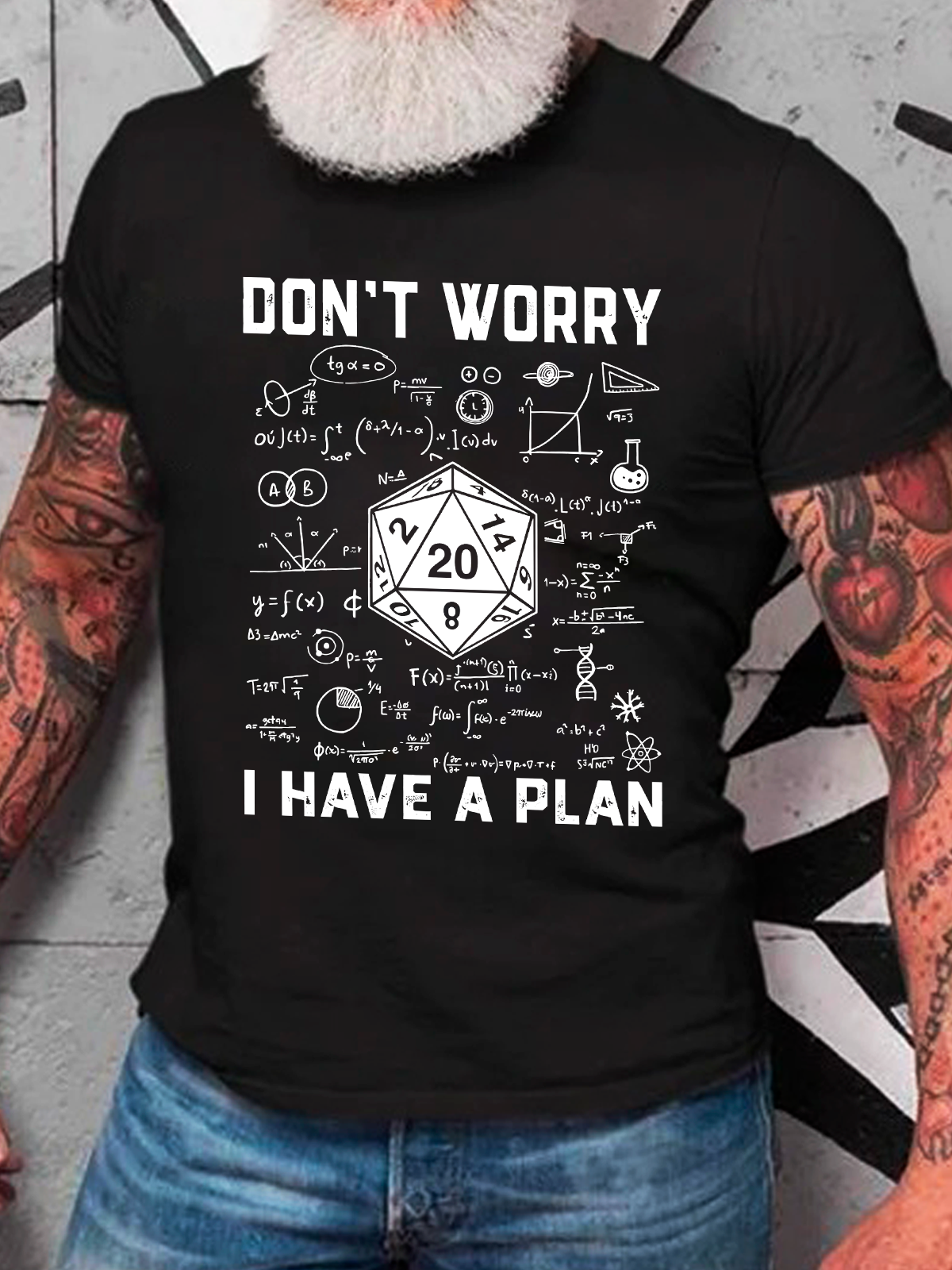 Don't Worry I Have A Plan Cotton T-Shirt