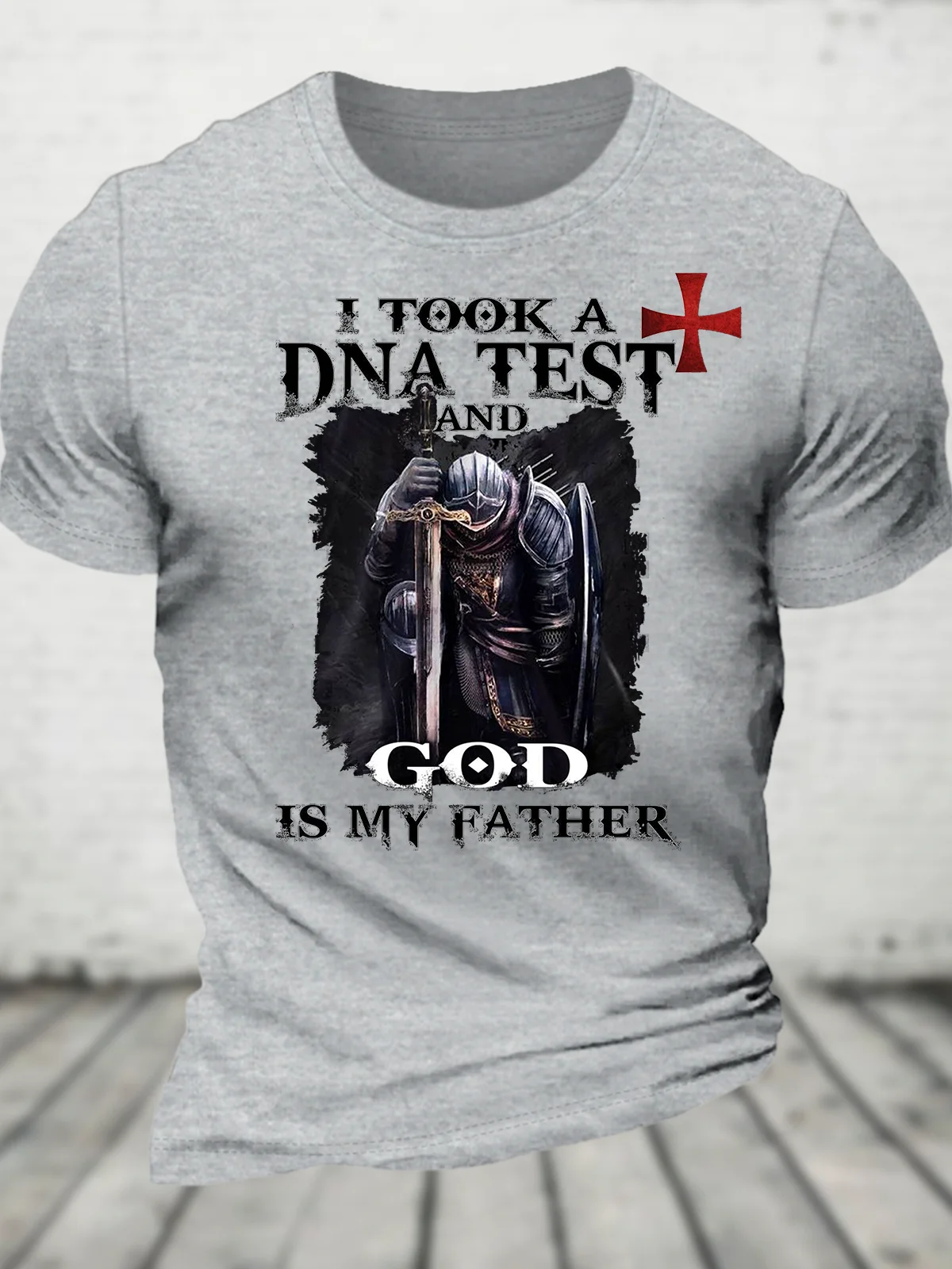 I Took A Dna Test And God Is My Father Cotton T-Shirt