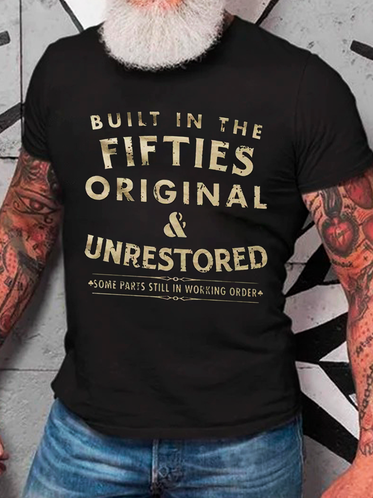 Built In The Fifties Cotton T-Shirt