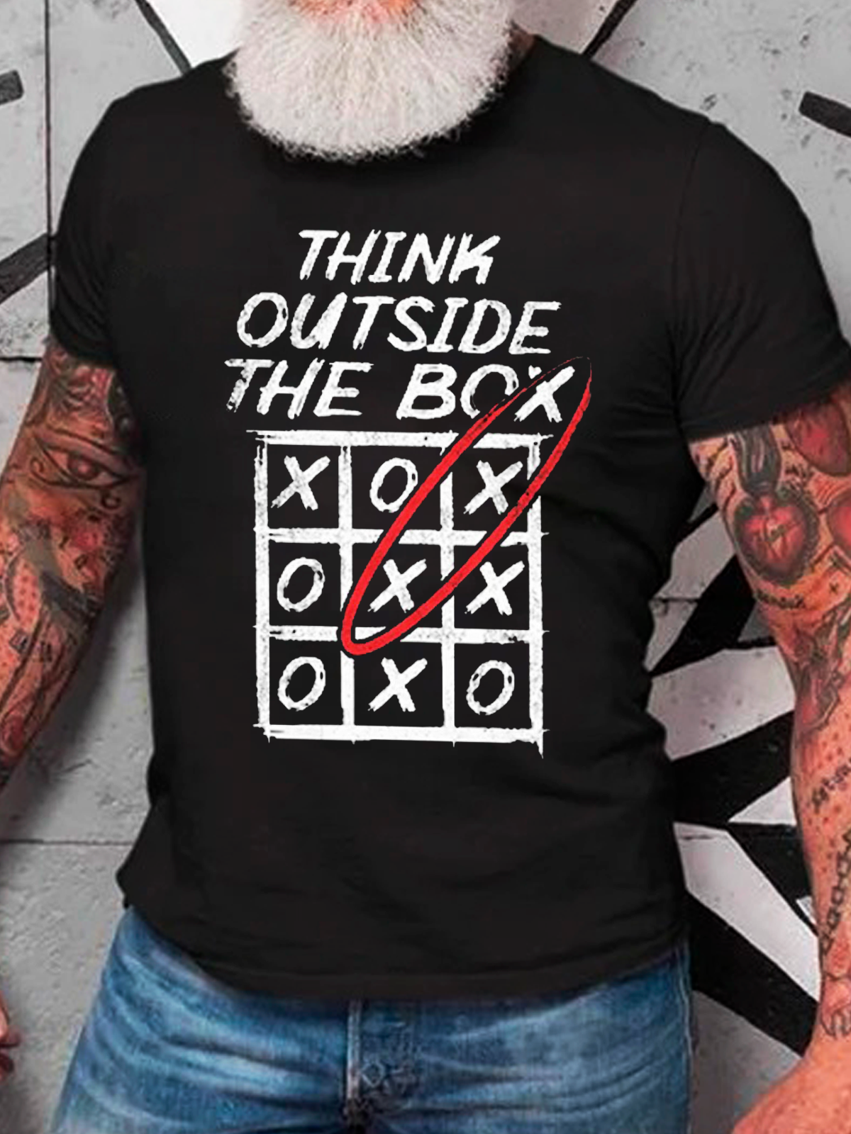 Think Outside The Box Cotton T-Shirt