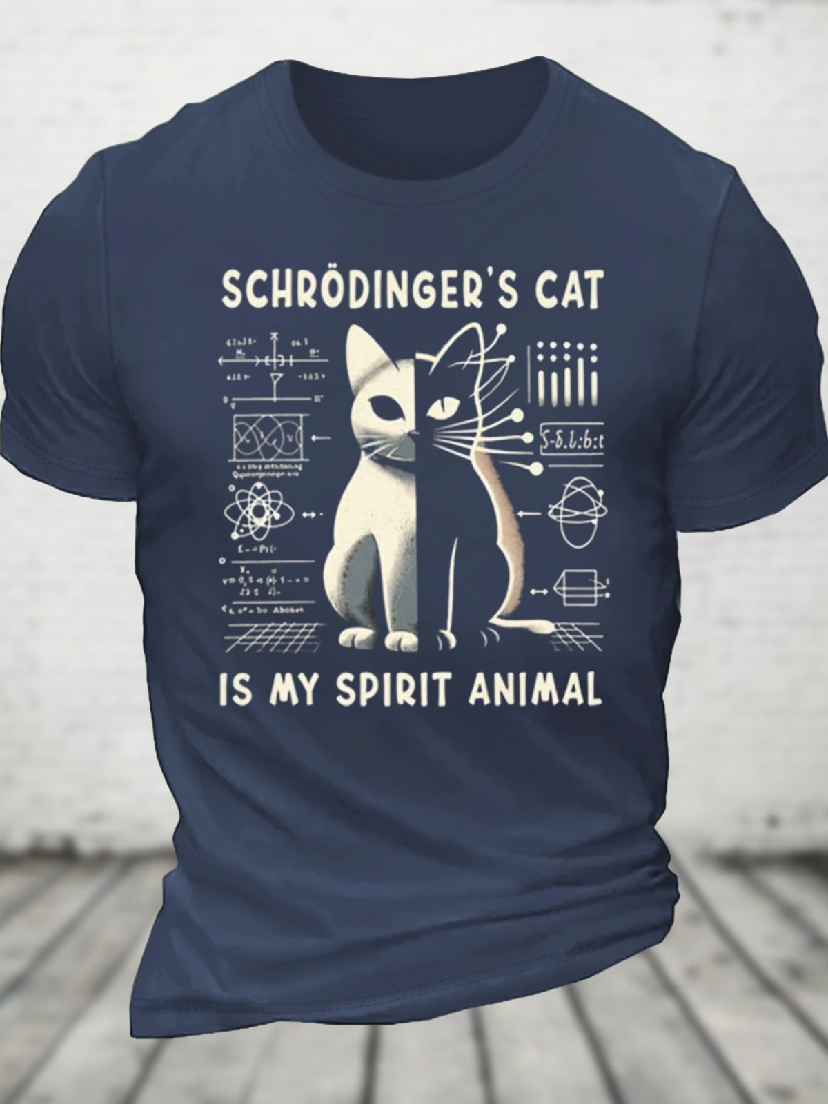 Schrodinger's Сat Cotton T-Shirt