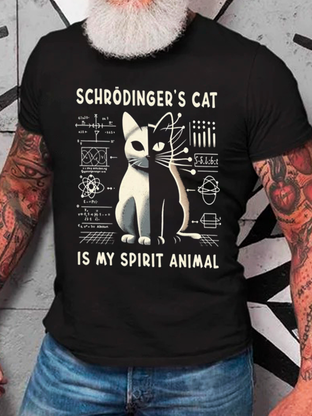 Schrodinger's Сat Cotton T-Shirt