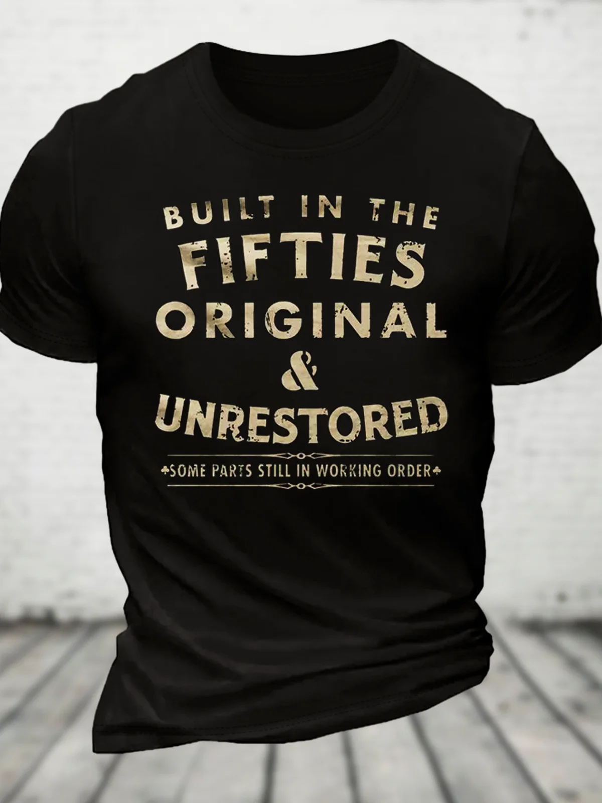 Built In The Fifties Cotton T-Shirt