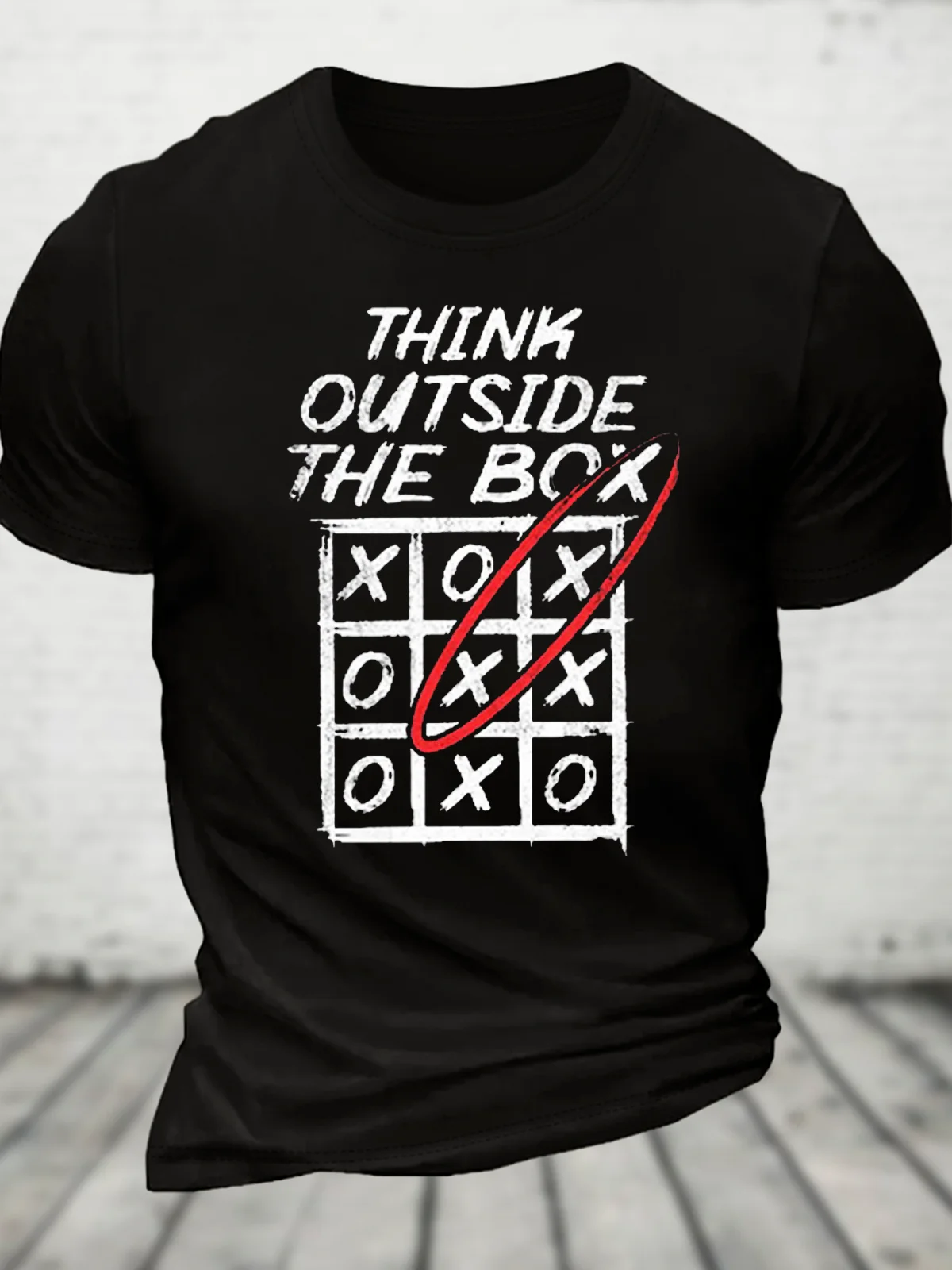 Think Outside The Box Cotton T-Shirt