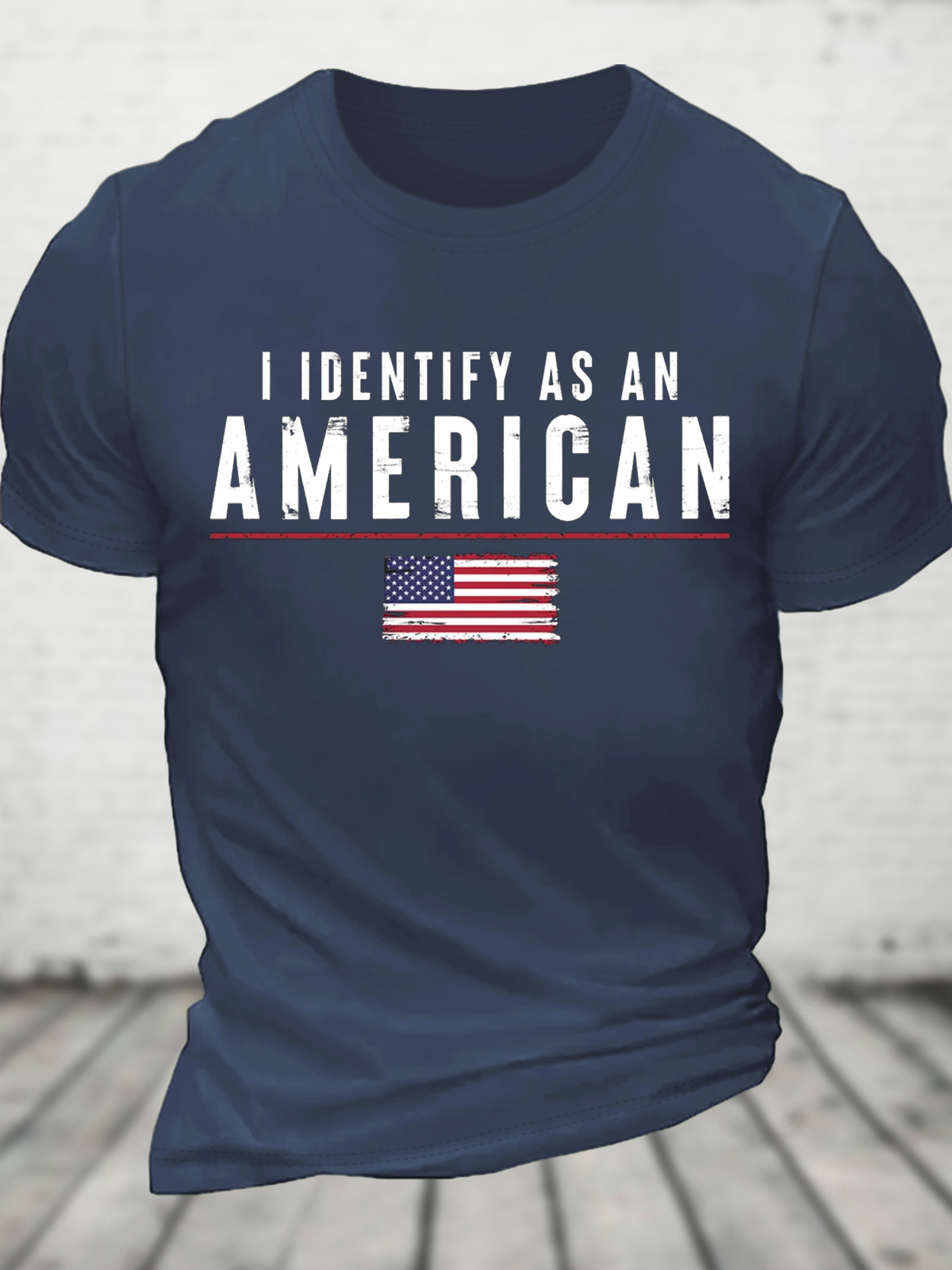 I Identify As An American Cotton T-Shirt