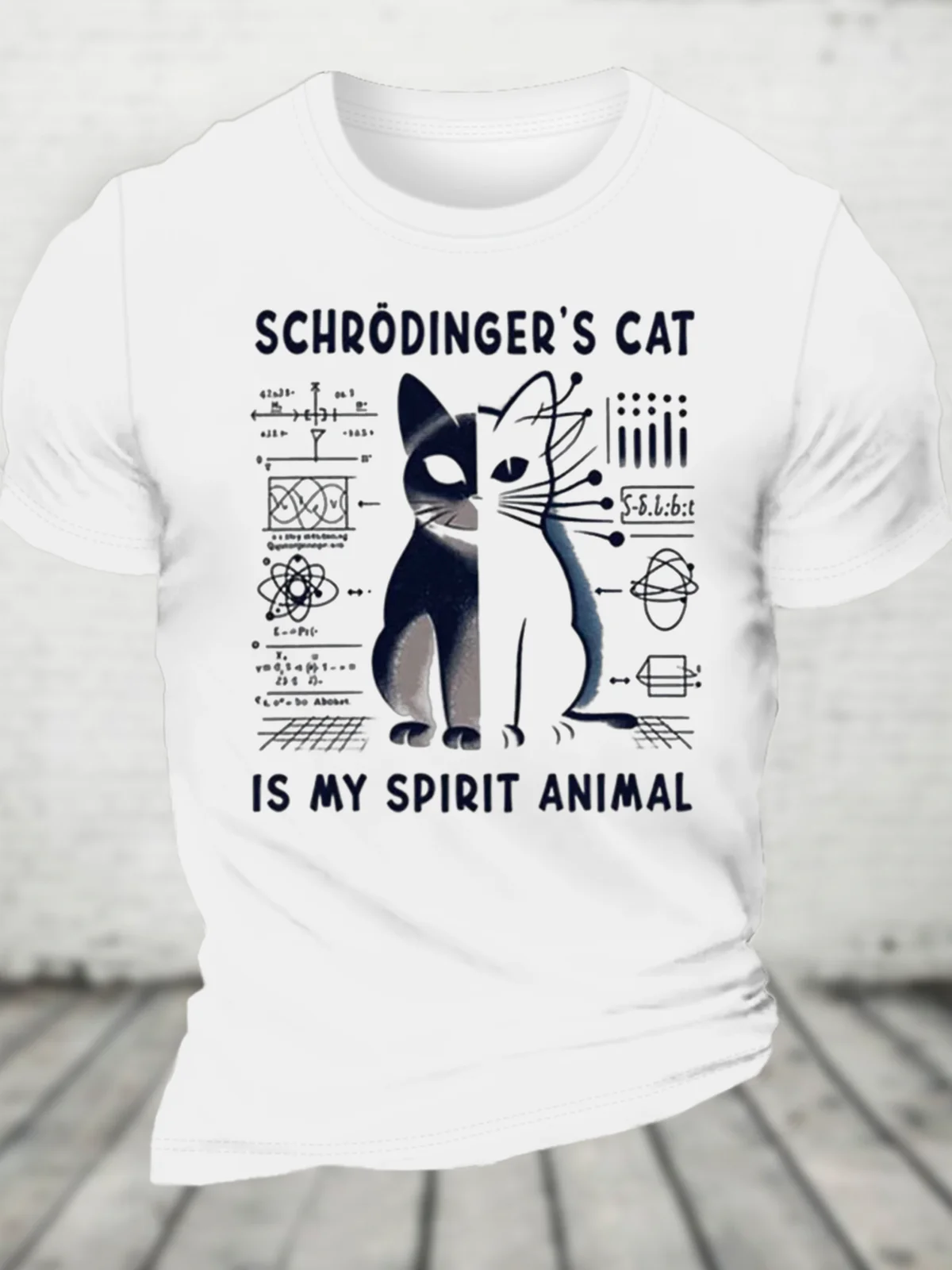 Schrodinger's Сat Cotton T-Shirt