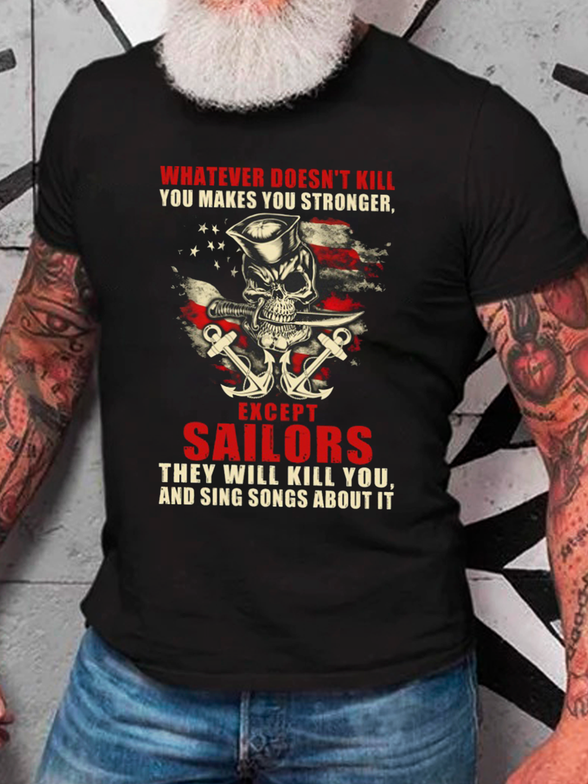 Whatever Doesn't Kill You Makes You Stronger Cotton T-Shirt