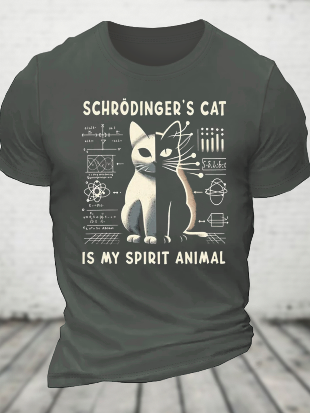 Schrodinger's Сat Cotton T-Shirt