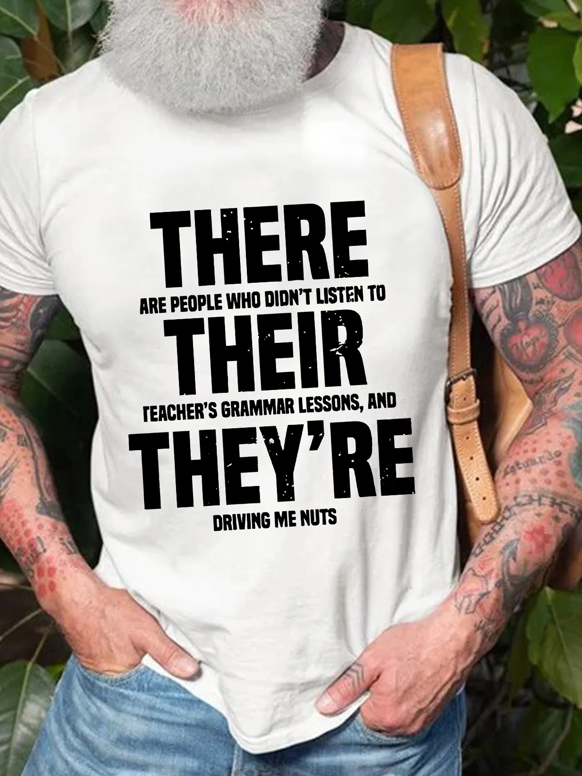 Grammar Police There Their They're T-Shirt