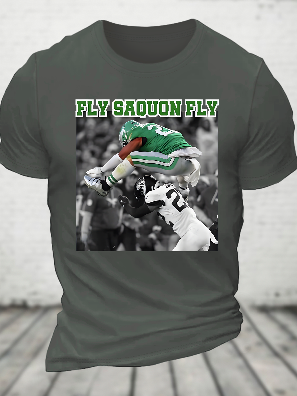 Fly Saquon Fly Eagles Barkley Cotton T-shirt