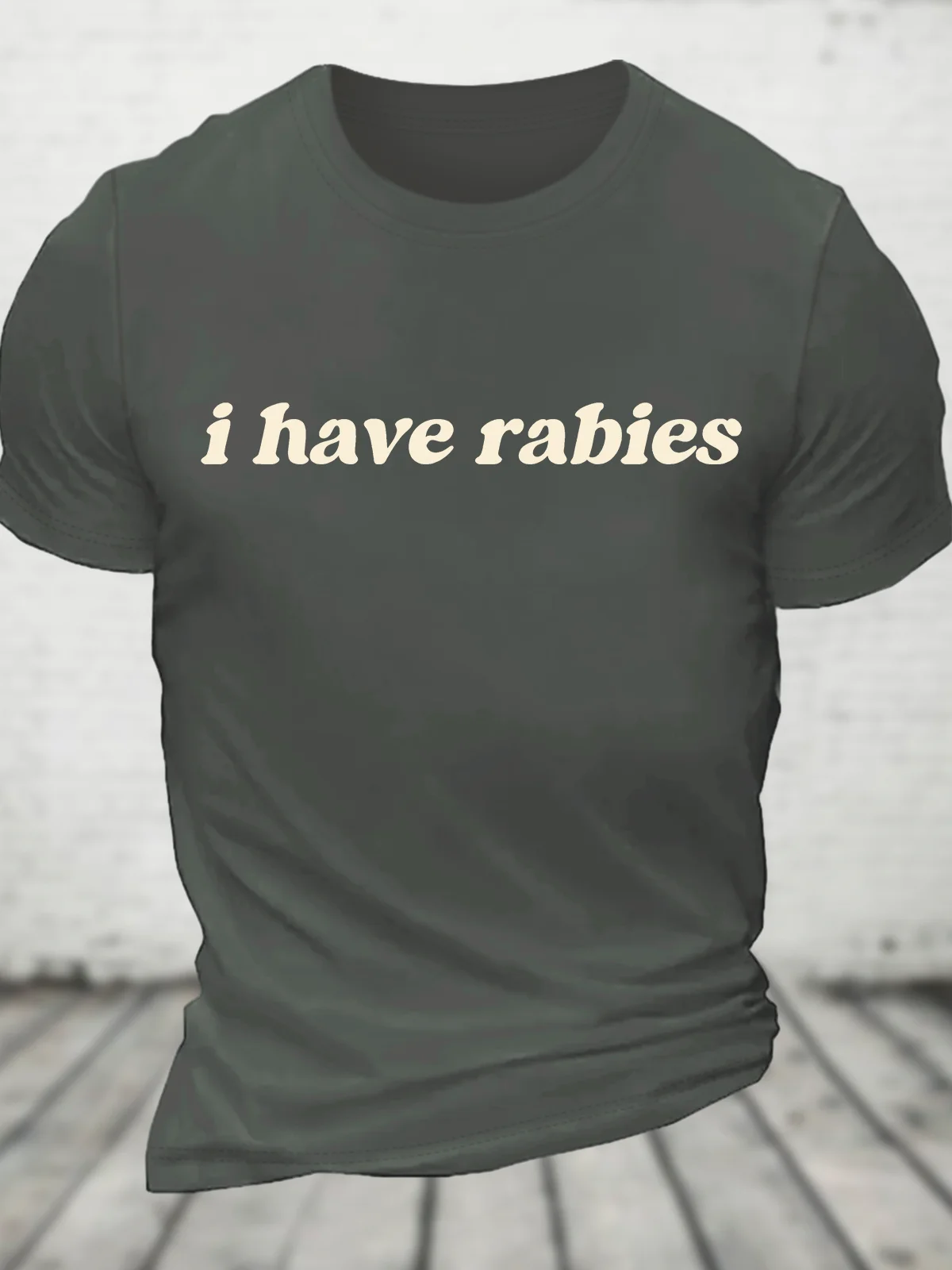 I Have Rabies Cotton T-shirt