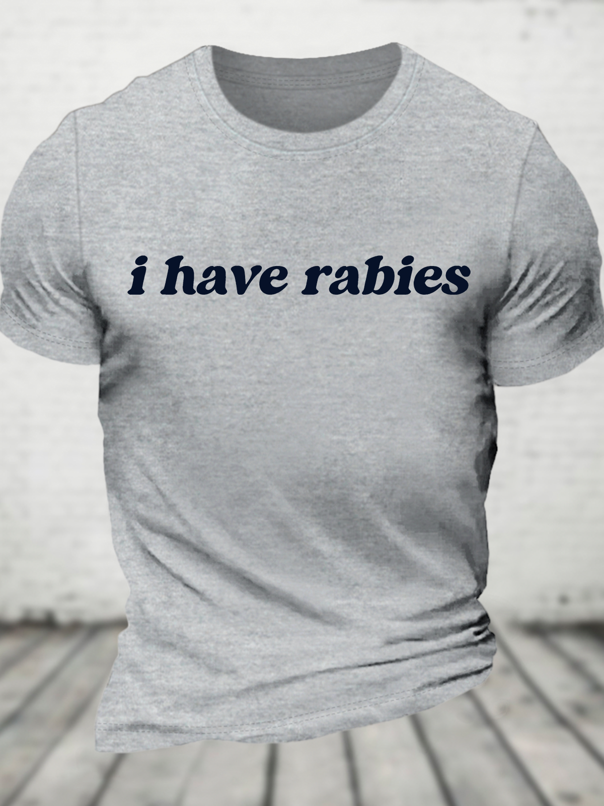 I Have Rabies Cotton T-shirt