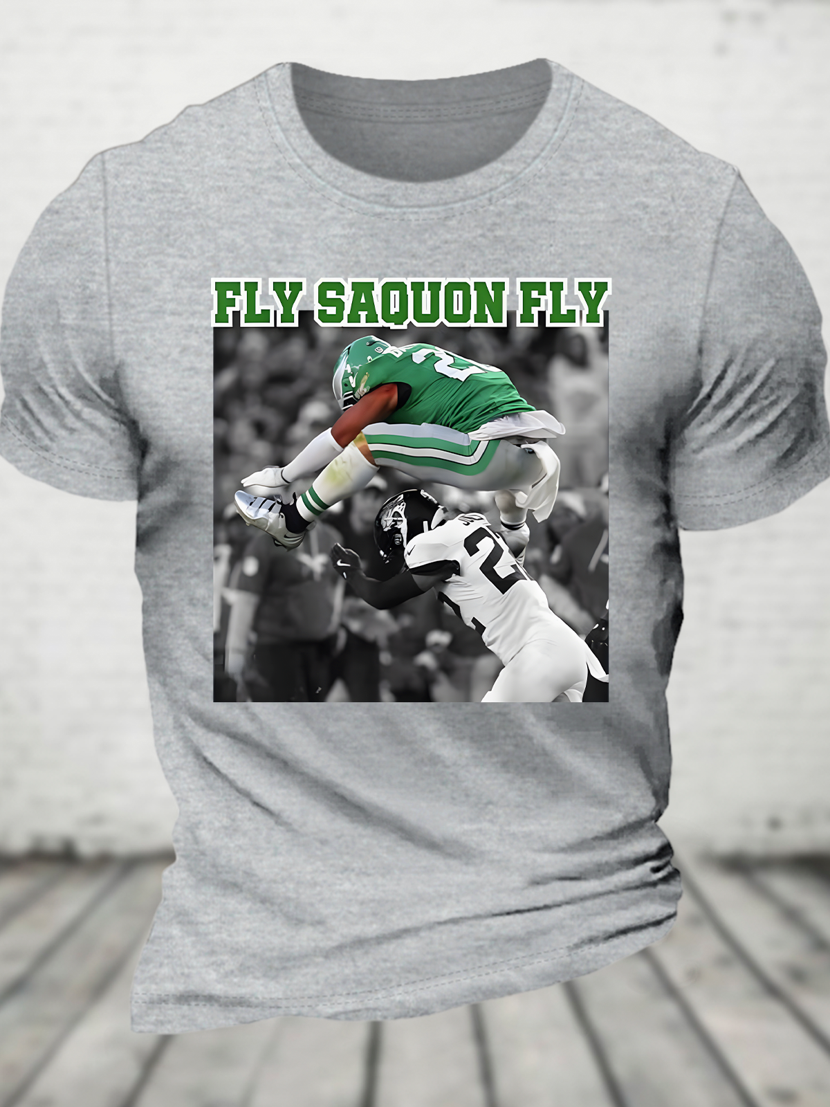 Fly Saquon Fly Eagles Barkley Cotton T-shirt